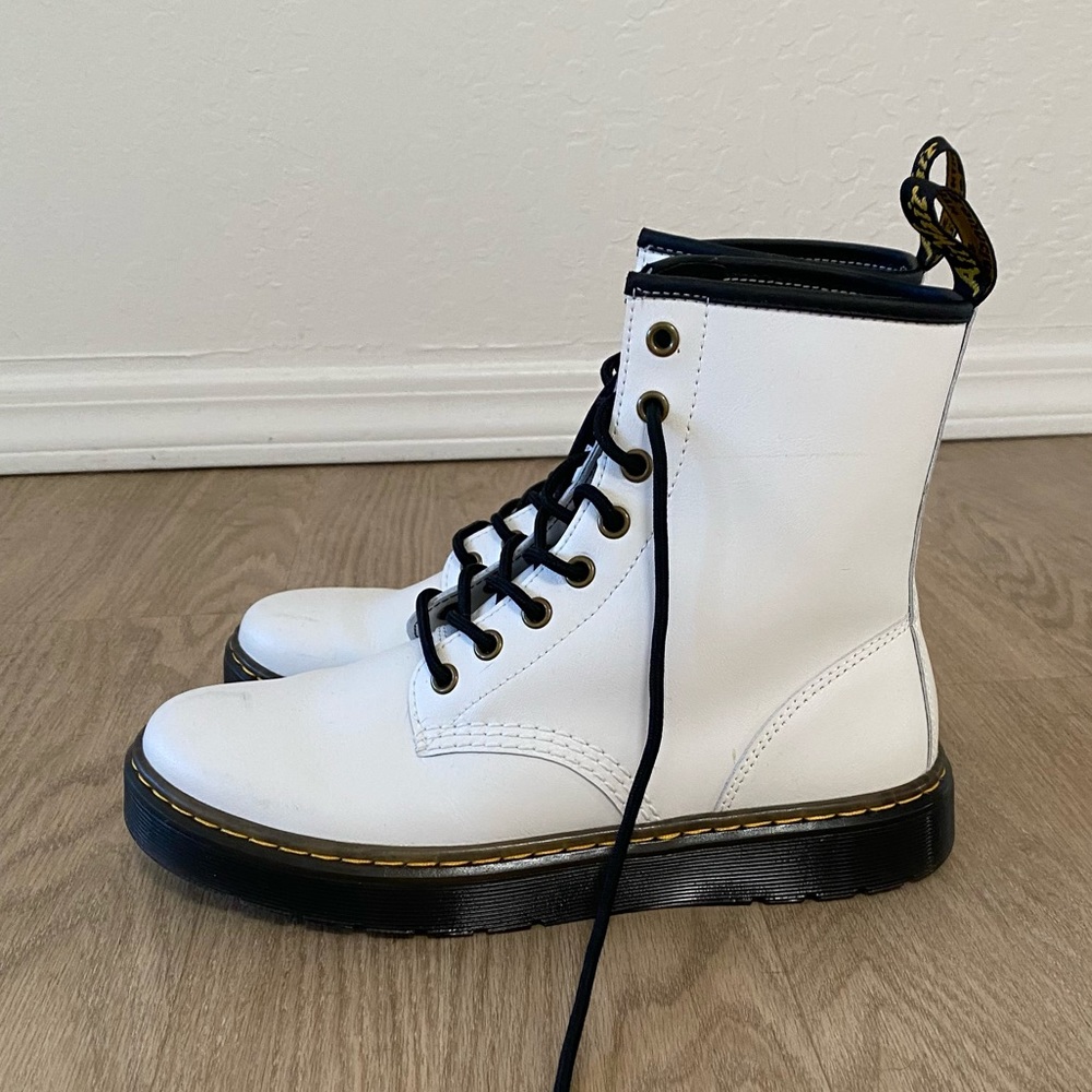 Dr. Martens white boot